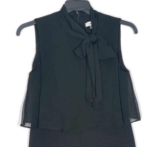 DEPOP CALVIN KLEIN TieNeck Sleeveless Wide Leg Jumpsuit - Picture 4 of 11